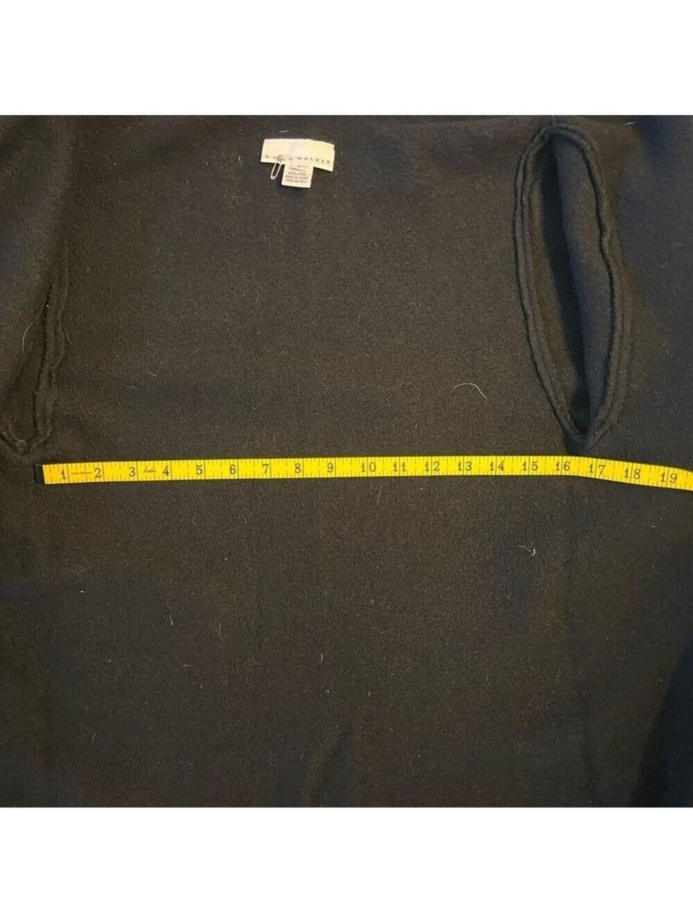 Bryn Walker Wool Long Sweater Cardigan Women Small Black Gray Green - Picture 5 of 7